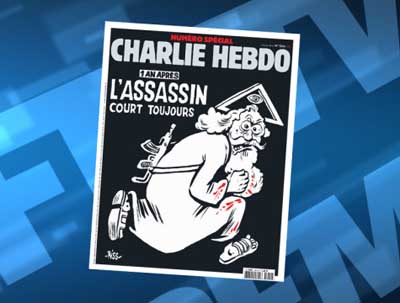 Спецвыпуск Charlie Hebdo выйдет с религиозной карикатурой