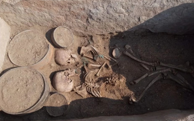 В Казахстане нашли 4000-летнюю могилу Ромео и Джульетты (ФОТО)