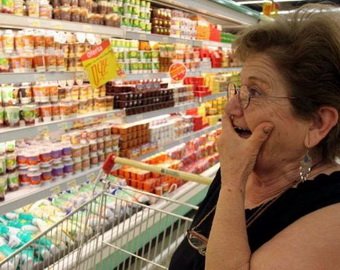 Россию ждёт резкий скачок цен на продукты питания зимой
