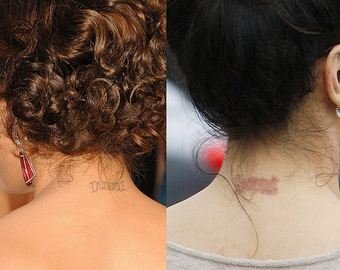 Пять звёзд, которые свели любовные татуировки