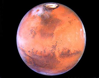 Треть Марса раньше занимал океан