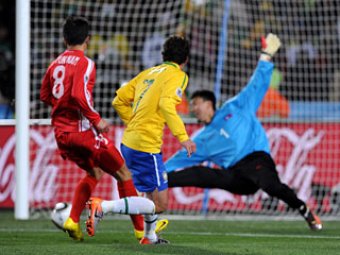 ЧМ-2010: сборная Бразилии с трудом одолела КНДР
