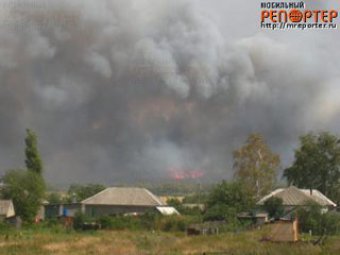 Воронеж в кольце лесных пожаров: выгорают целые села