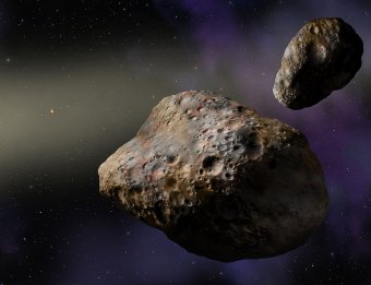За сутки с Землей едва разминулись сразу два крупных астероида