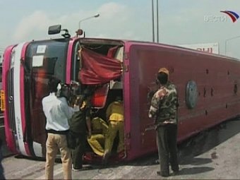 В Таиланде разбился автобус с россиянами : 20 пострадавших