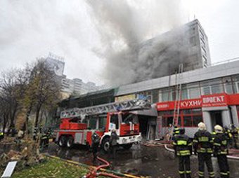 Пожар в Москве: 11 пострадавших