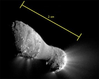 Зонд Deep Impact сфотографировал ядро кометы 103P/Хартли