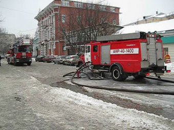 В центре Москвы на новогодней елке произошел пожар