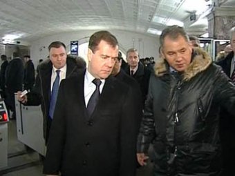 Система безопасности работала, пока Медведев не вышел из метро