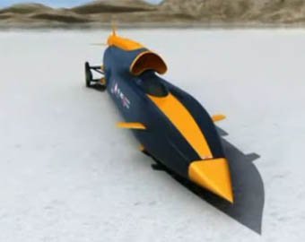 В Англии начали строить сверхзвуковой автомобиль Bloodhound