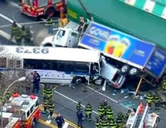 Крупное ДТП в Нью-Йорке: 13 погибших