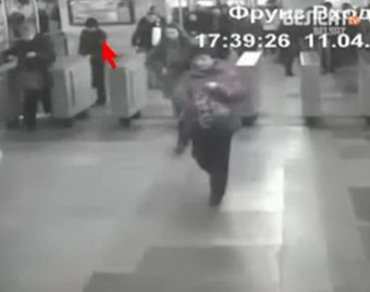В Интернете появилось видео, запечатлевшее весь путь террориста в минском метро