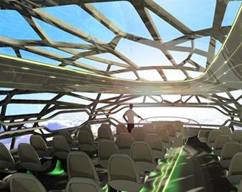 Первый прозрачный самолет выпустят в 2050 году