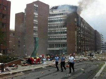 Мощный взрыв у правтельства Норвегии: 7 погибших