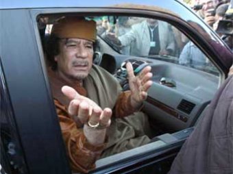 Каддафи скрылся на внедорожнике-призраке, подаренном Саркози