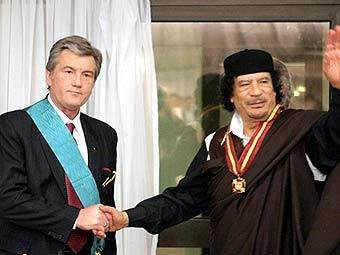 СМИ: Каддафи спонсировал «оранжевую» революцию на Украине