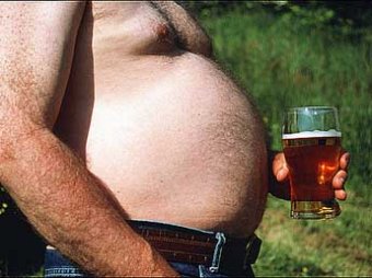 Ученые: «пивной» живот появляется не из-за пива