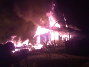 Страшный пожар в Красноярском крае: в огне погибли 9 человек, в том числе 5 детей