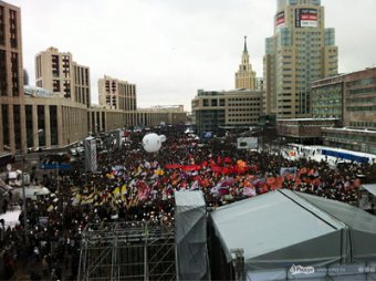 ТВ Белорусии о митинге в Москве: на акцию пришли "лишь сотни" недовольных, их надо было разогнать