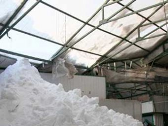 В Словакии обрушился крыша ледового дворца прямо во время тренировки