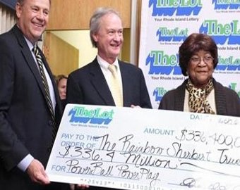 Старушка выиграла в лотерею 336,5 млн долларов