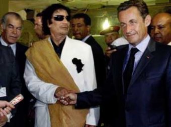 СМИ: Каддафи вложил 50 миллионов евро в предвыборную кампанию Саркози
