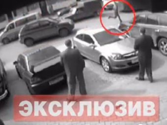 Расстрел бизнесмена в центре Москвы попал на видео