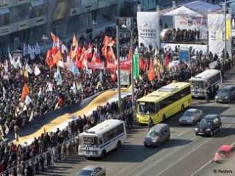Оппозиционеры подали заявку на проведение в Москве «Марша миллионов»