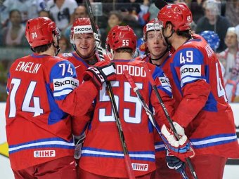 Сборная Россия разгромила шведов на ЧМ по хоккею