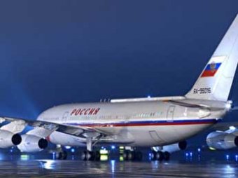 Сильный шторм повредили самолет Путина на пути в Ташкент