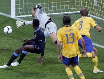 Евро-2012: англичанин Уэлбек забил самый красивый гол чемпионата