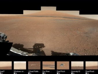 NASA добыло фантастические пейзажи Марса, снятые Curiocity