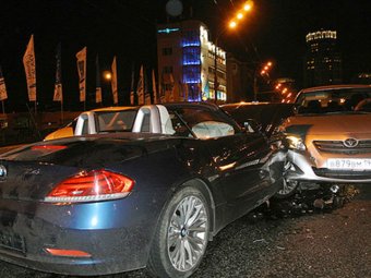 Крестник Киркорова на спорткаре BMW устроил ДТП в центре Москвы