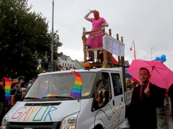 Мэр Рейкьявика надел розовое платье в поддержку Pussy Riot