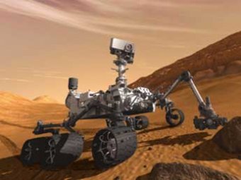 Марсоход Curiosity испытал свою двухметровую "руку"