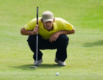 Майклу Фелпсу удался мега-удар на турнире по гольфу