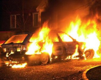 Житель Новосибирска сгорел заживо в полицейской машине