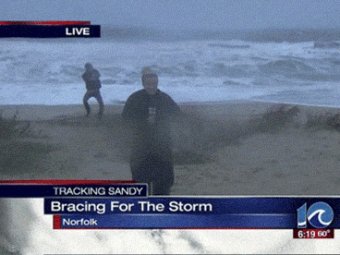 В США местные шутники разрядили обстановку вокруг урагана, проникнув в эфир
