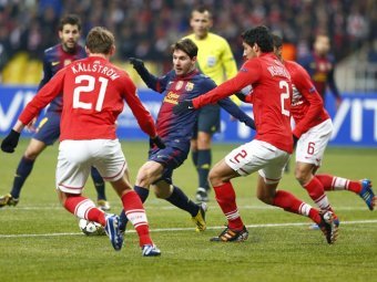 "Барселона" разгромила "Спартак" в Лиге чемпионов