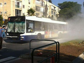 В Израиле взорвали автобус с пассажирами