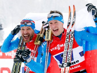 Российские лыжники стали чемпионами мира в командном спринте