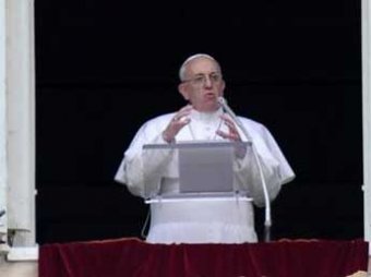 Папа Франциск устроил сюрприз для силовиков и впервые прочитал воскресную проповедь