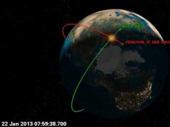 Второй раз в истории на орбите Земли столкнулись два спутника