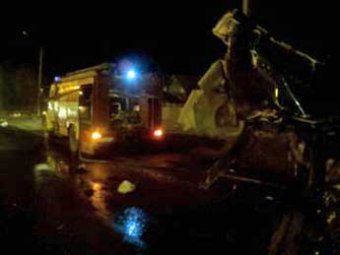 Страшная авария под Владимиром: восемь человек сгорели заживо