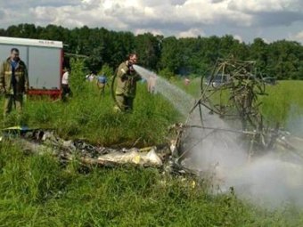 В Подмосковье рухнул легкомоторный самолёт: погиб пилот из "Стрижей"