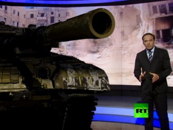 3D-новости RT с танками и взрывами в студии удивили даже Путина