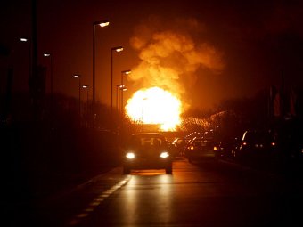 В США на газоперерабатывающем заводе произошла серия взрывов