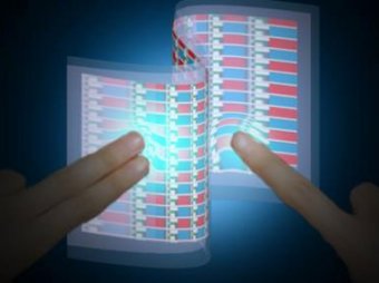 Ученые изобрели "электронную кожу", которая светится от прикосновений