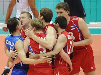 Российские волейболисты победили в Мировой лиге