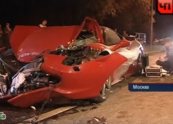 В Сети появилось видео смертельного ДТП сына миллиардера на Ferrari